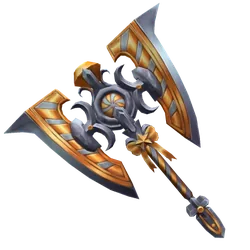 Gold Swirly Axe MM2 item