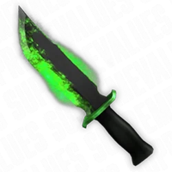 Green Flaming Knife MM2 item