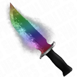 Rainbow Flaming Knife MM2 item